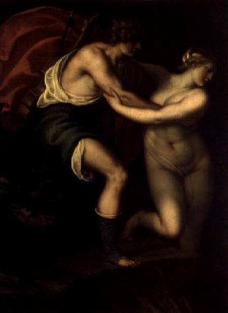 Orpheus and Eurydice od Alessandro Varotari