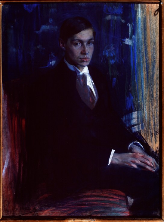 Portrait of the poet Boris Pasternak (1890-1960) od Alexander Alexandrowitsch Muraschko