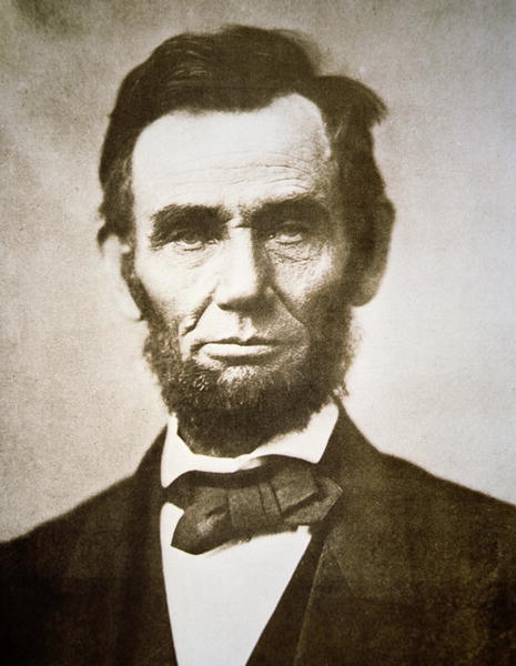 Abraham Lincoln (1809-65) 1863 (b/w photo)  od Alexander Gardner