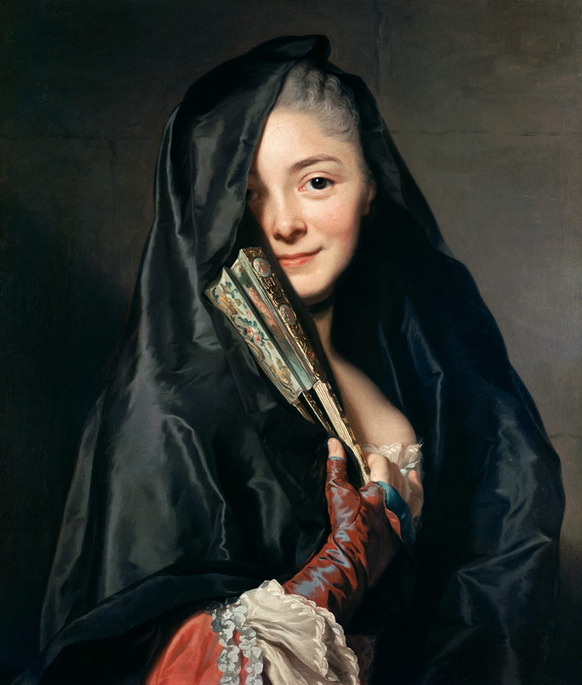 Lady with veil od Alexander Roslin