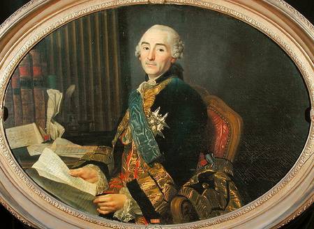 Cesar-Gabriel de Choiseul-Chevigny (1712-85) Duc de Praslin od Alexander Roslin