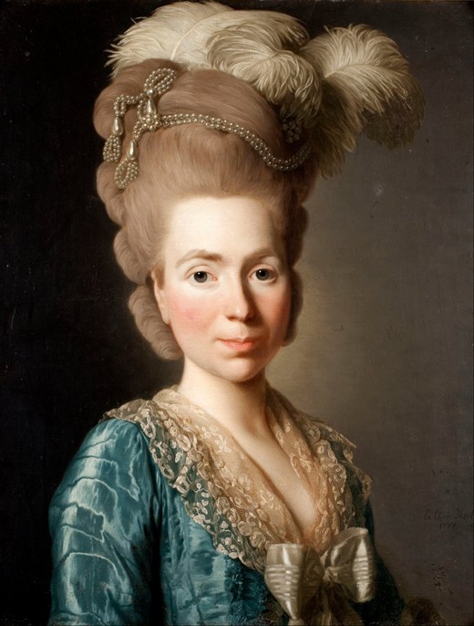 Portrait of Princess Natalya Petrovna Galitzine (1741-1837) od Alexander Roslin
