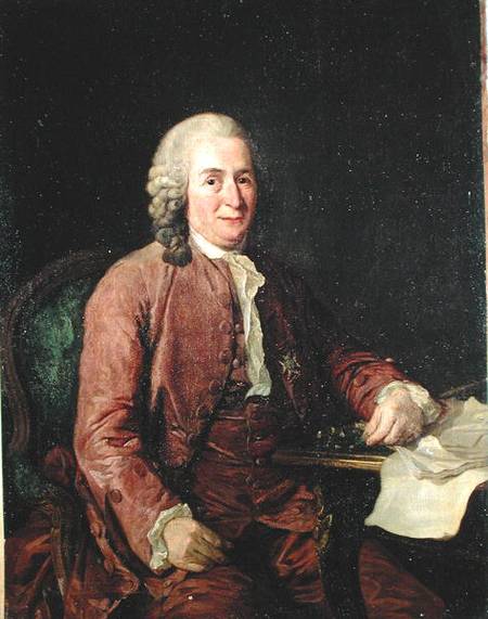 Portrait of Carl von Linnaeus (1707-78) od Alexander Roslin