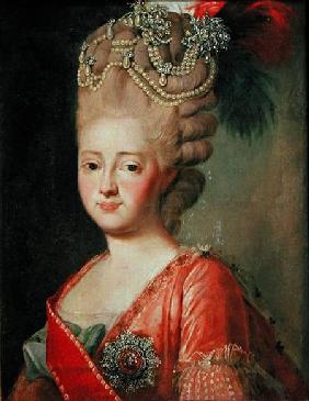 Portrait of Empress Maria Fyodorina (1759-1828)