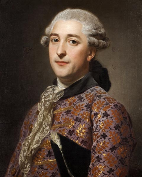 Portrait of Prince Vladimir Borisovich Golitsyn (1731-1799) od Alexander Roslin
