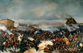 The Battle of Narva on 19 November 1700