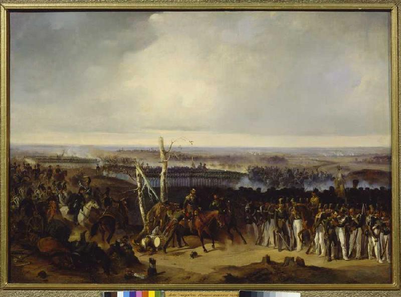 The regiment Ismailow during the battle of Borodino od Alexander von Kotzebue