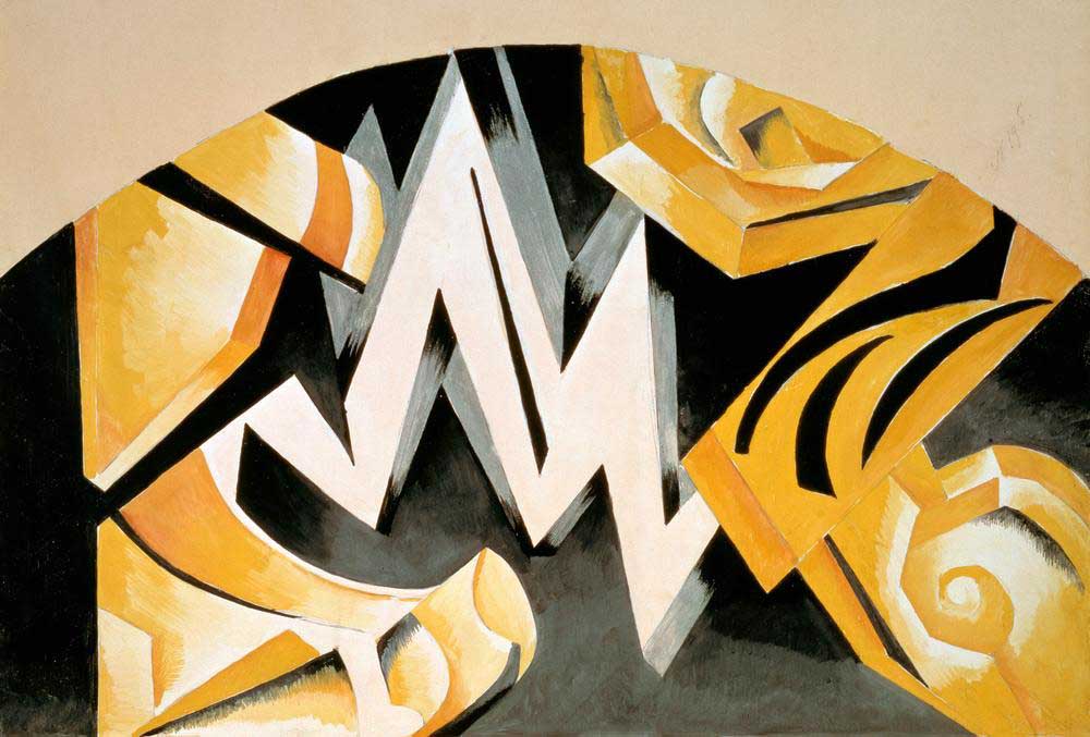 Stage design for the performance Moscow, Kamerny Theater, May 17, 1921 od Alexandra Exter