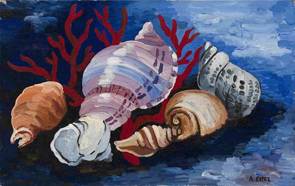 Still Life with Sea Shells od Alexandra Exter