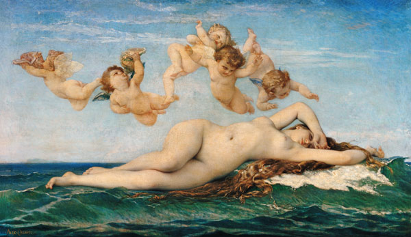 The birth of Venus. od Alexandre Cabanel