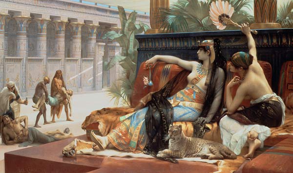 Cleopatra w.Poison a.Slaves , Cabanel od Alexandre Cabanel