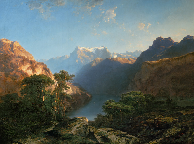 The Urnersee od Alexandre Calame