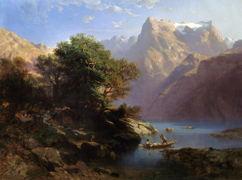 Mountain Lake od Alexandre Calame