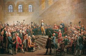 Assembly of the Three Orders of the Dauphin, received at Vizille Castle by Claude Perier (1742-1801)