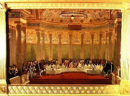The Banquet for the Marriage of Napoleon Bonaparte (1769-1821) and Marie-Louise de Habsbourg-Lorrain od Alexandre Dufay