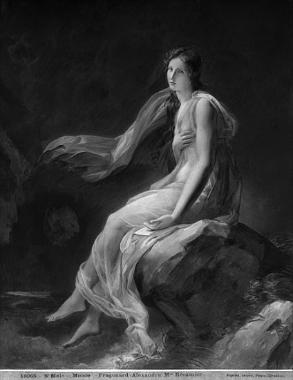 Madame Recamier (1777-1849) od Alexandre Evariste Fragonard