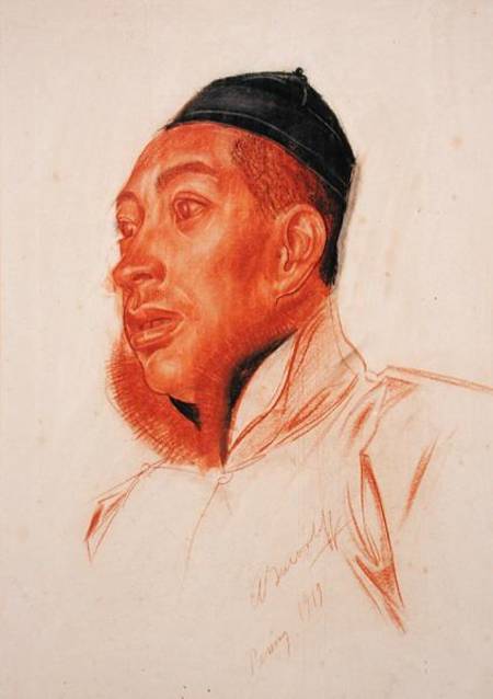 Portrait of a Chinese Man od Alexandre Iacovleff