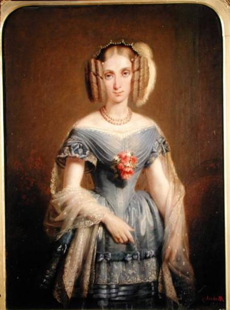 Louise-Marie d'Orleans (1812-50) od Alexandre Robert