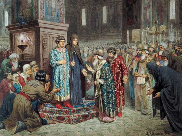 Council calling Michael F. Romanov (1596-1645) to the Reign od Alexej Danilovich Kivschenko