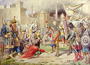 Zar Iwan IV. erobert Kazan od Alexej Danilovich Kivschenko