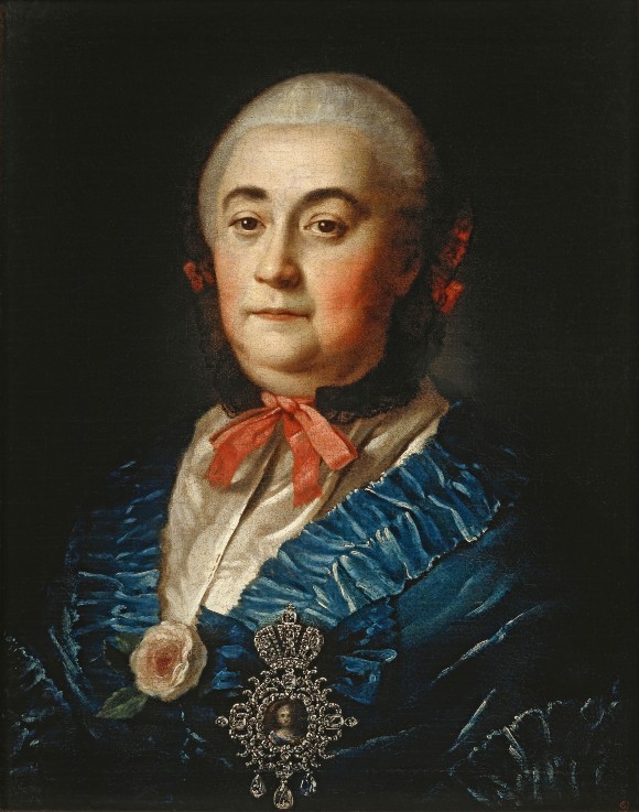 Portrait of Anastasia Izmaylova (1703-1761) od Alexej Petrowitsch Antropow