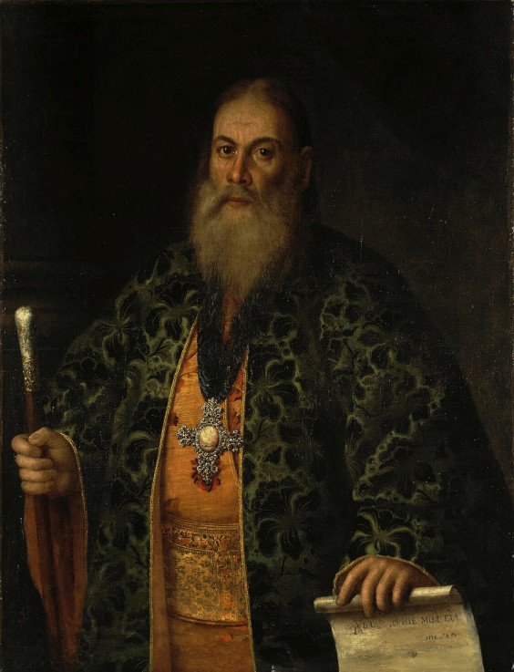 Portrait of Fyodor Dubyansky od Alexej Petrowitsch Antropow