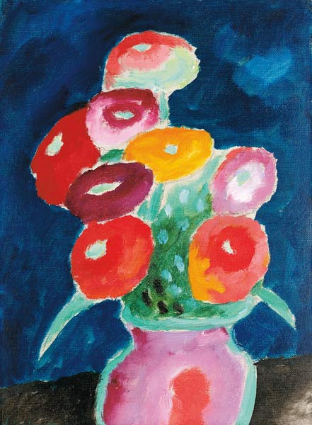 Blumen in einer Vase od Alexej von Jawlensky