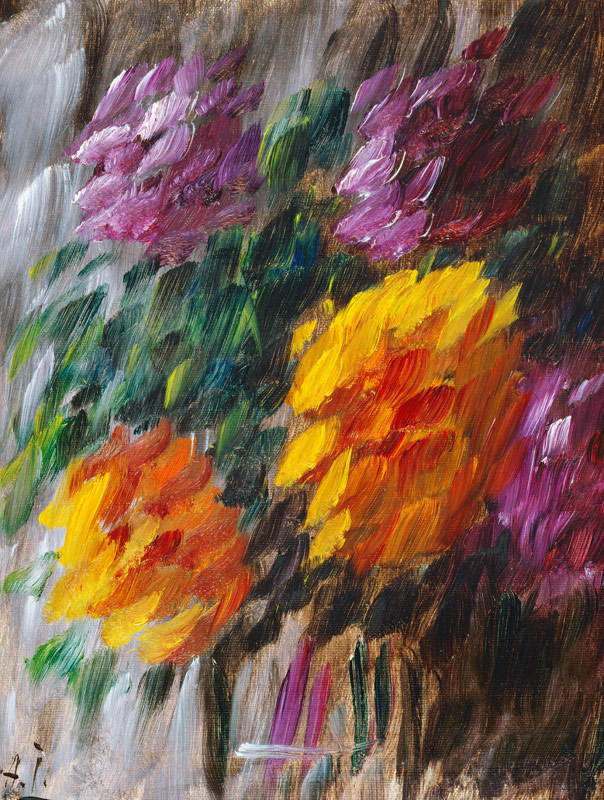 Chrysanthemen im Sturm. od Alexej von Jawlensky
