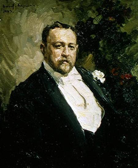Portrait of Ivan Morosov (1871-1921) od Alexejew. Konstantin Korovin