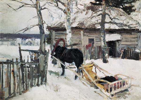 Winter od Alexejew. Konstantin Korovin