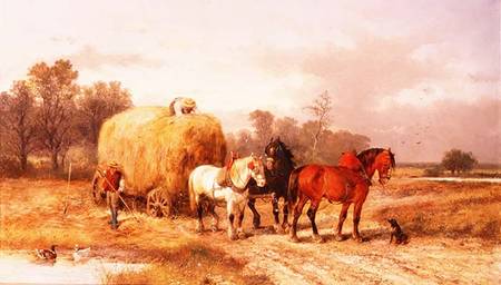 Carting hay od Alexis de Leeuw