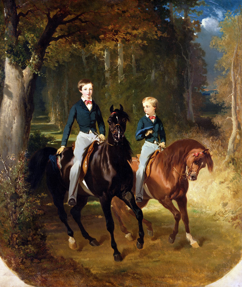 Louis-Philippe d'Orleans (1838-94) Comte de Paris and his Brother, Robert d'Orleans (1840-1910) Duc od Alfred Dedreux