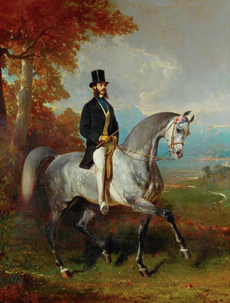 Count Alfred de Montgomery (1810-91) od Alfred Dedreux