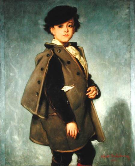 Edmond Dehodencq (1860-87) wearing an Inverness cape od Alfred Dehodencq