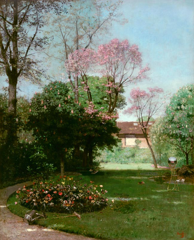 Le jardin d’Alfred Stevens od Alfred de Knyff