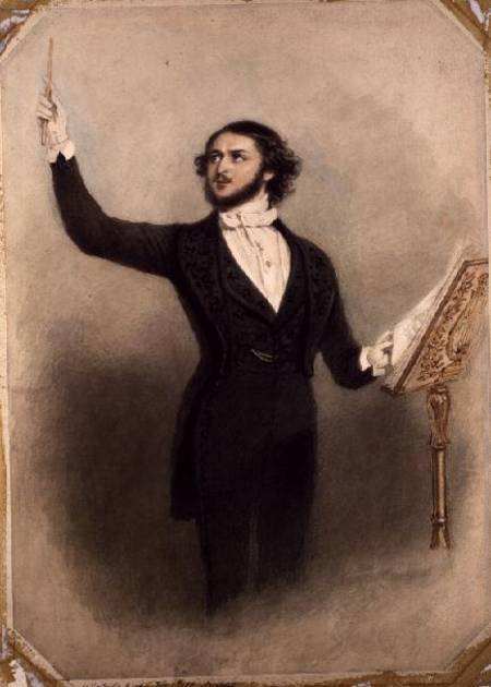 Louis Antoine Jullien (1812-60) od Alfred-Edward Chalon