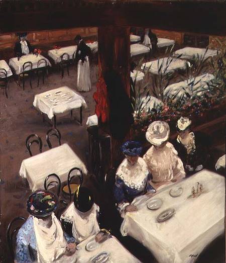 In a Cafe od Alfred Henry Maurer