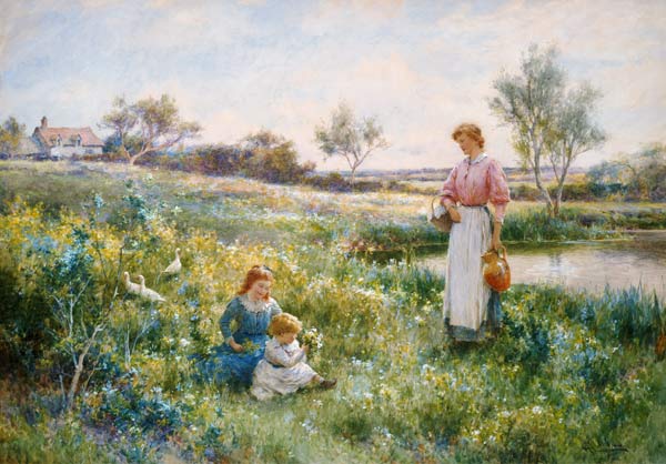 Summer Flowers od Alfred I Glendening