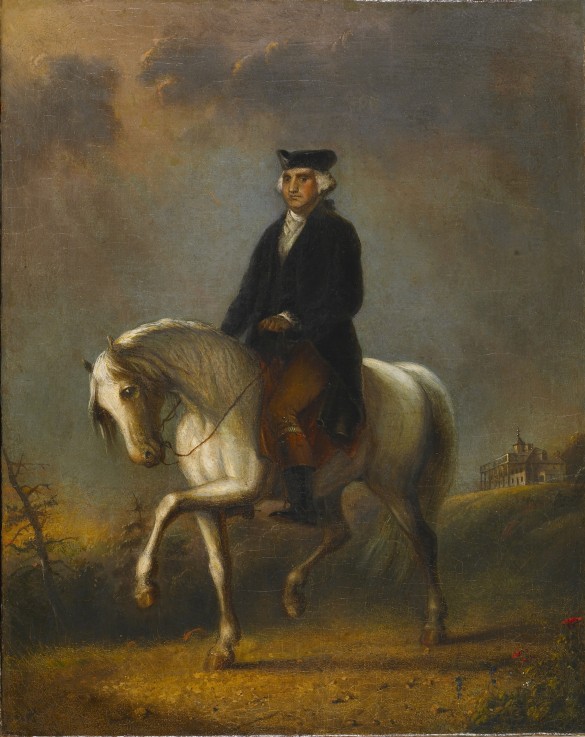 George Washington at Mount Vernon od Alfred Jacob Miller