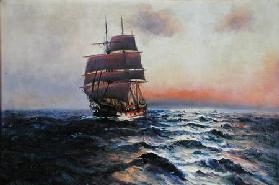 Sailing Ship at Sea