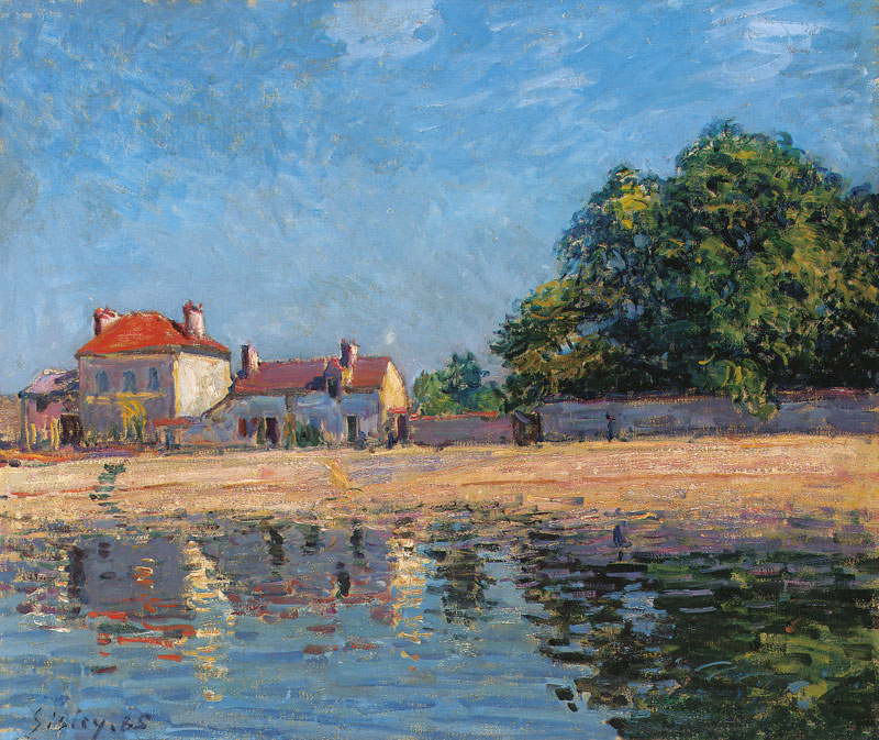 Am Ufer des Loing, Saint-Mammes od Alfred Sisley