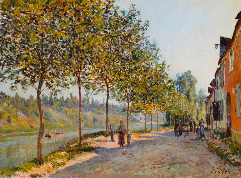 June Morning in Saint-Mammès od Alfred Sisley