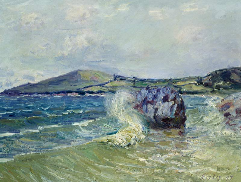 Lady's Cove, Wales od Alfred Sisley