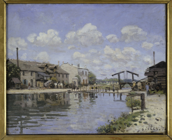 A.Sisley / Saint-Martin Canal / 1872 od Alfred Sisley