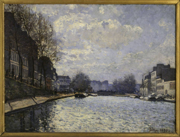 A.Sisley / Saint-Martin Canal / 1870 od Alfred Sisley