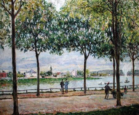 The Avenue of Chestnut Trees, St. Cloud od Alfred Sisley