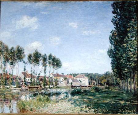 Banks of the Loing, Moret od Alfred Sisley