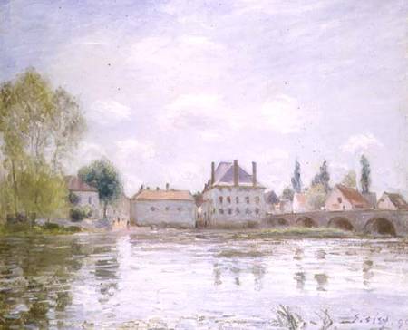 The Bridge at Moret-sur-Loing od Alfred Sisley