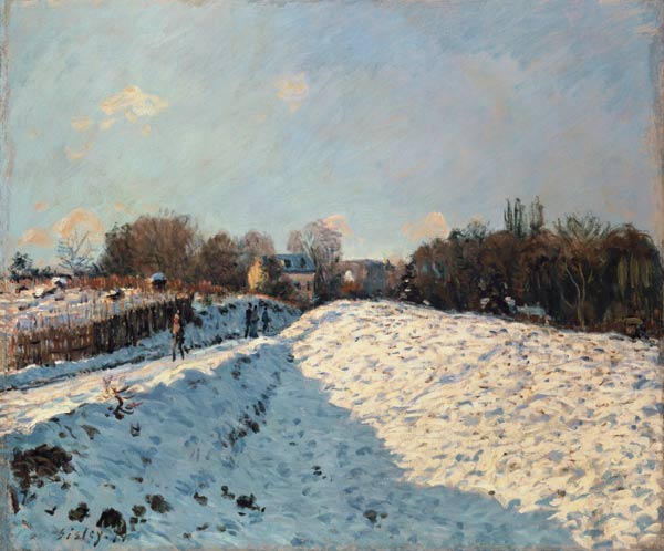 Effect of Snow at Argenteuil od Alfred Sisley