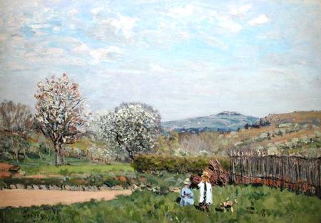Children playing in the Meadow od Alfred Sisley